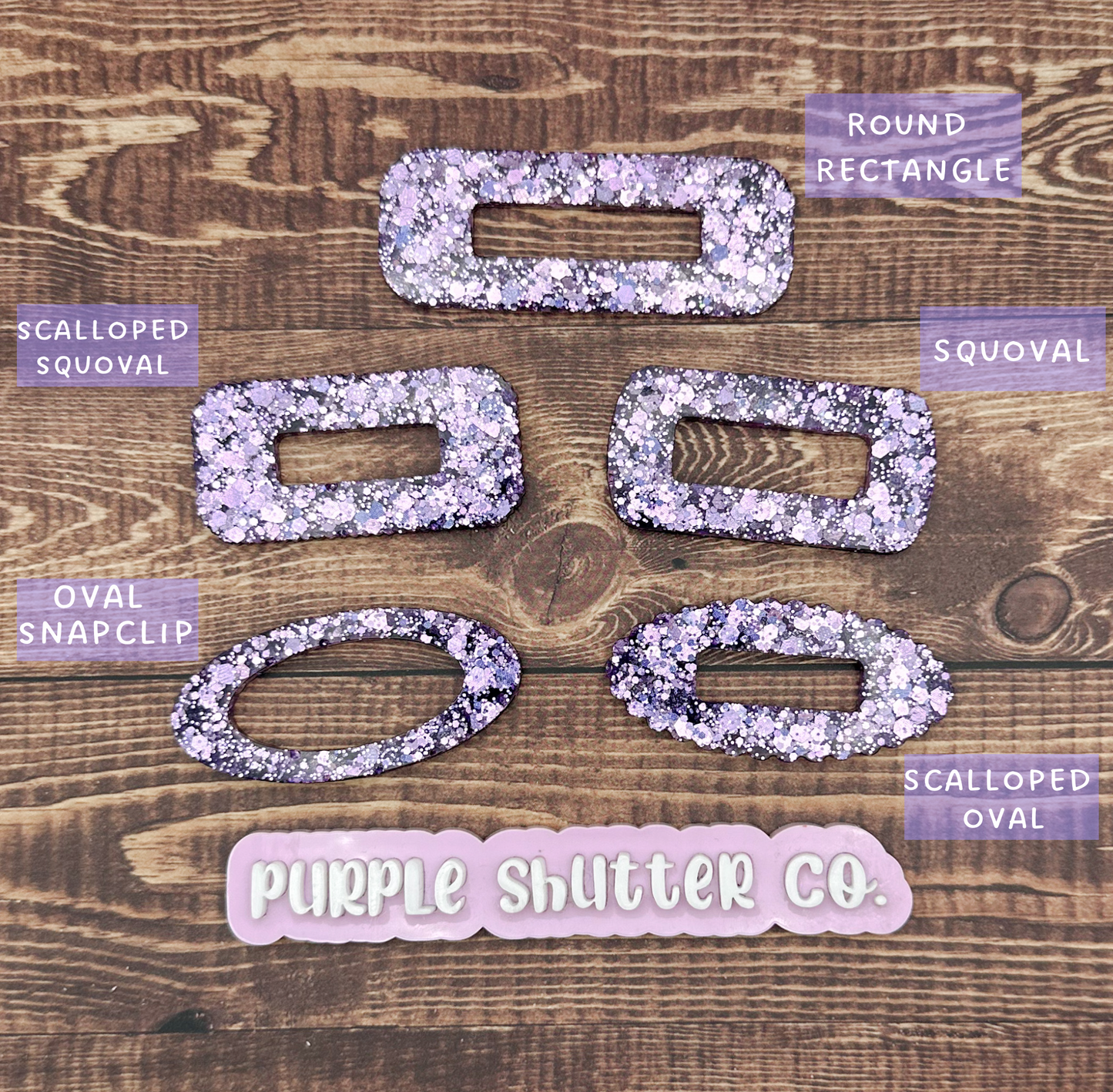 Custom Squared Snap clips