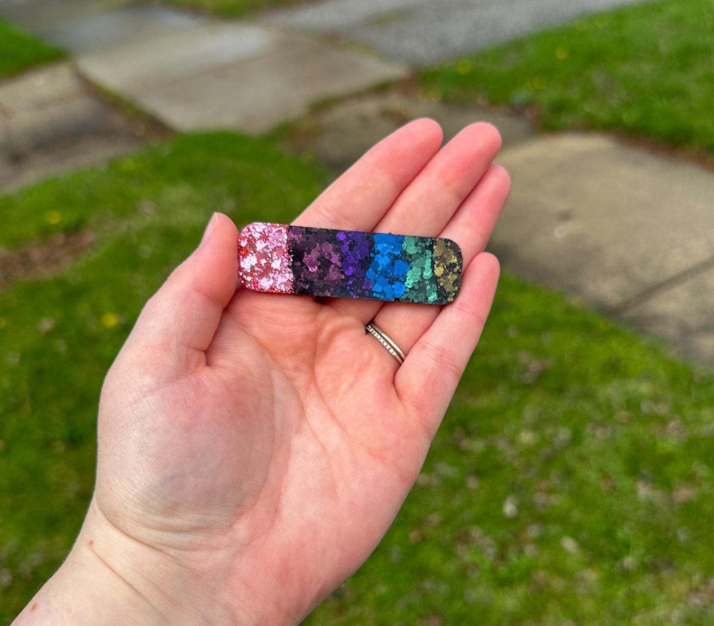 Moody ombré Name Clip