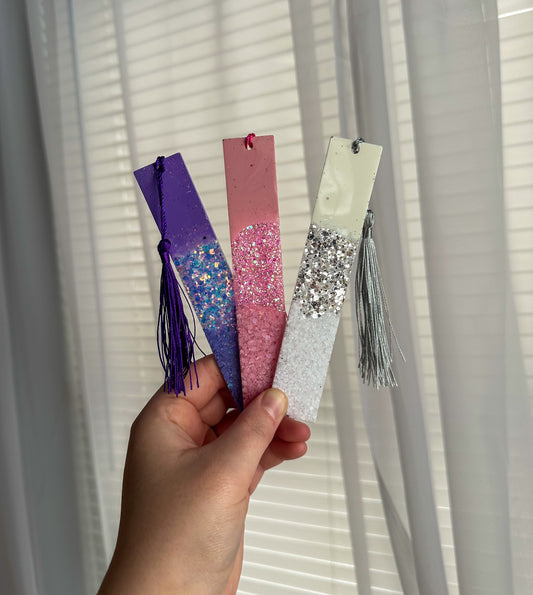 Custom Glitter Bookmark
