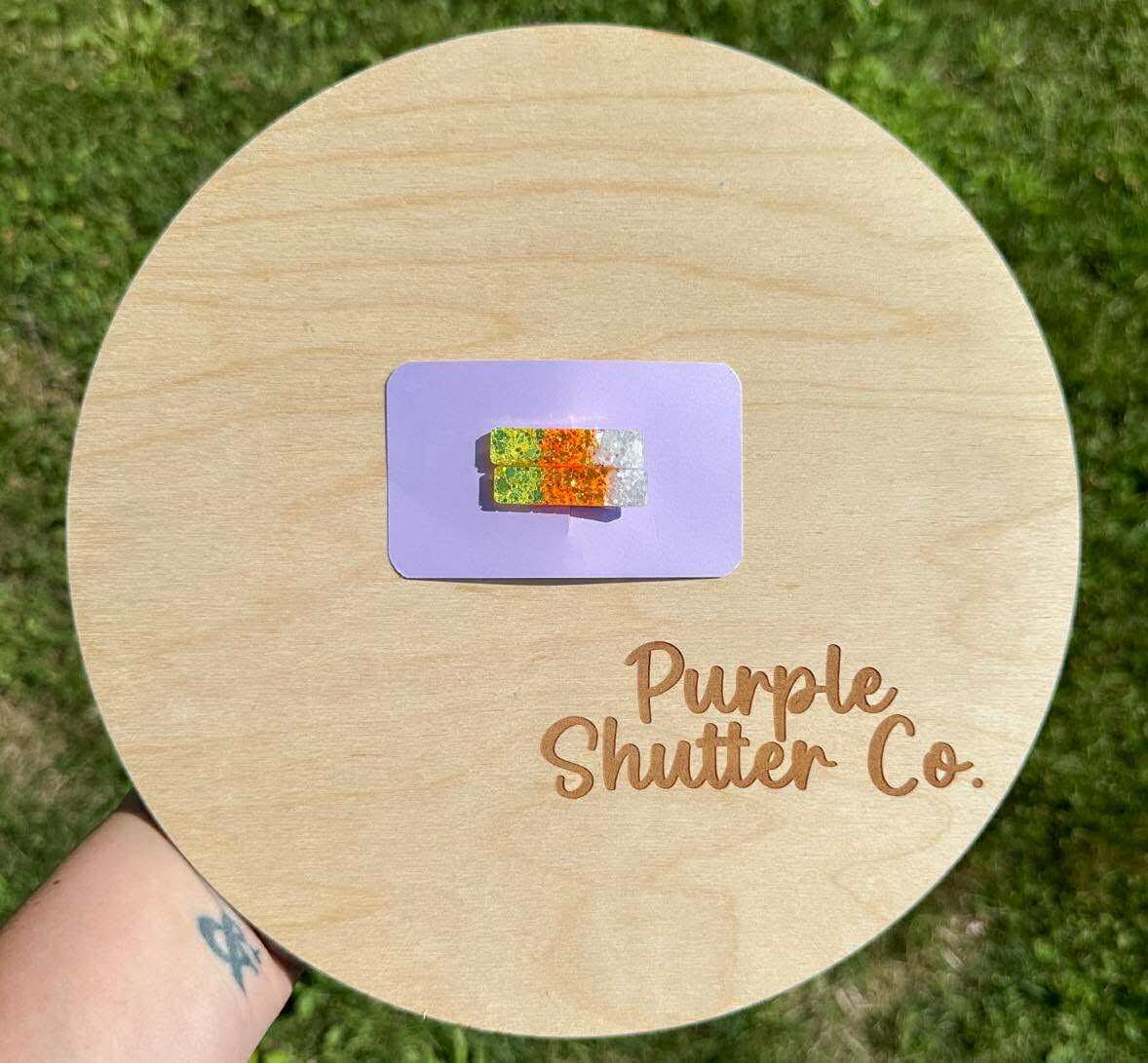 Candy corn ombre minis