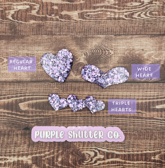 Custom Heart Shaped Clips