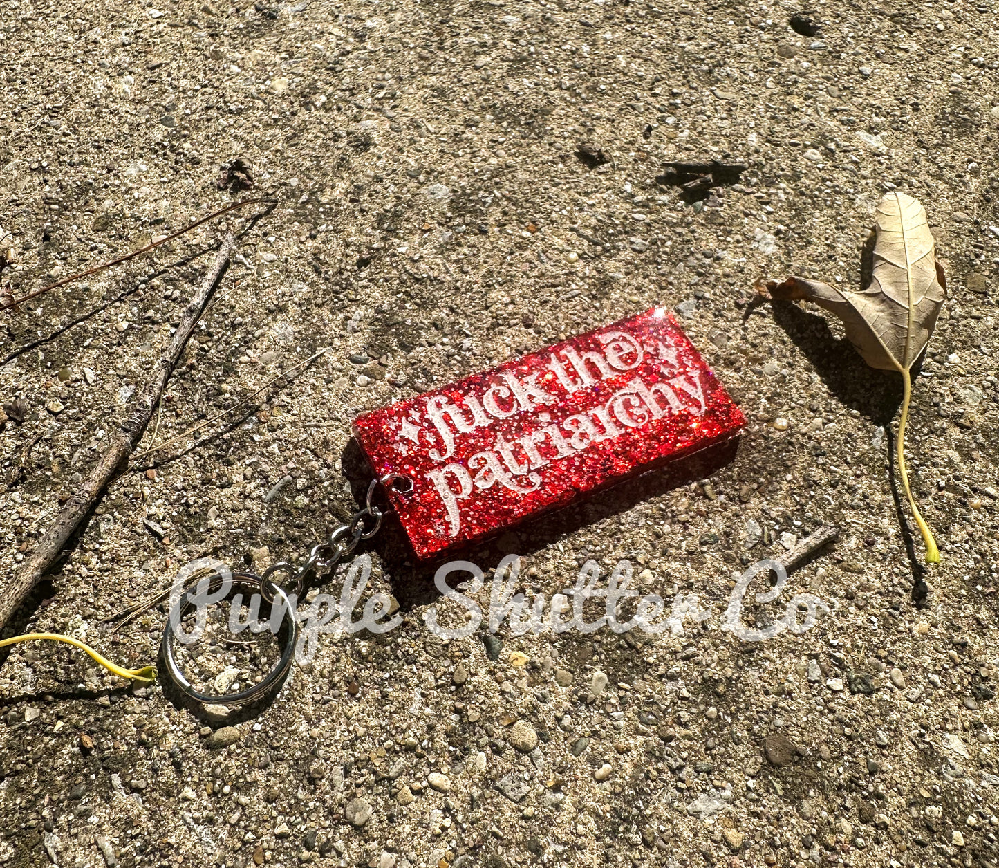 F**k The Patriarchy Keychain