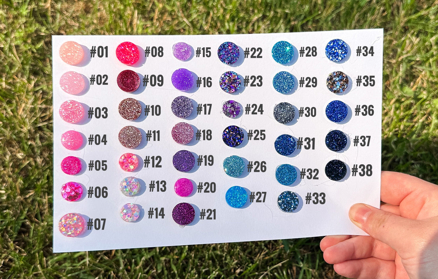 Custom Glitter Bookmark