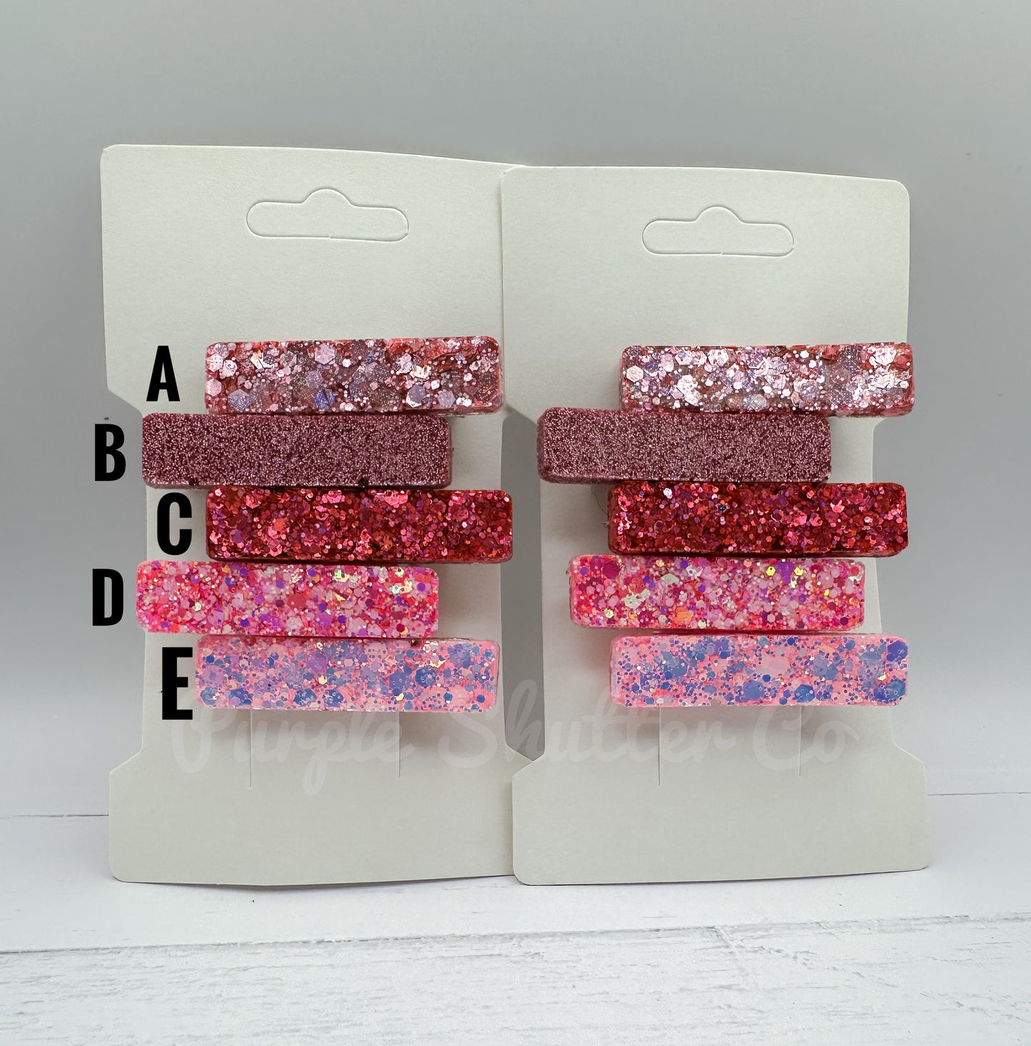 Glitter Claw clips