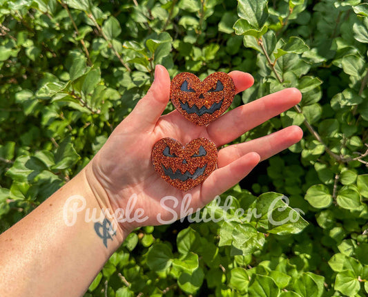Jack-O-lantern Hearts