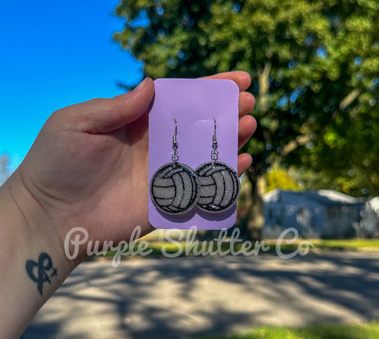 Volleyball Dangle Earrings
