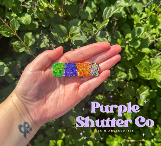 Halloween Ombre Name clip