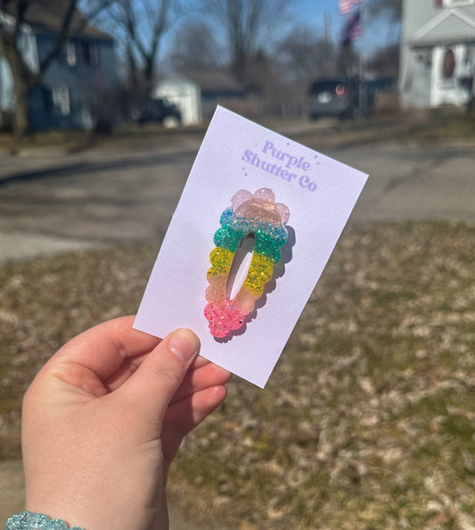 Spring Ombré Snap Clip