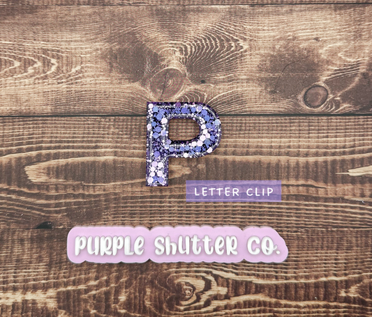 Custom Large Letter Clip