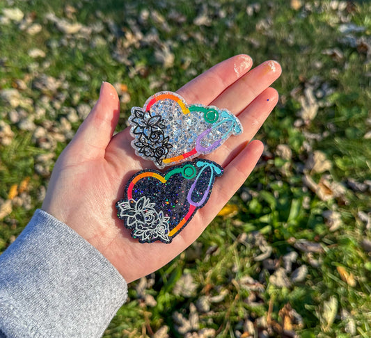 Stethoscope badge reels