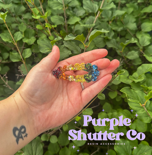 Fall Ombre Snap Clip