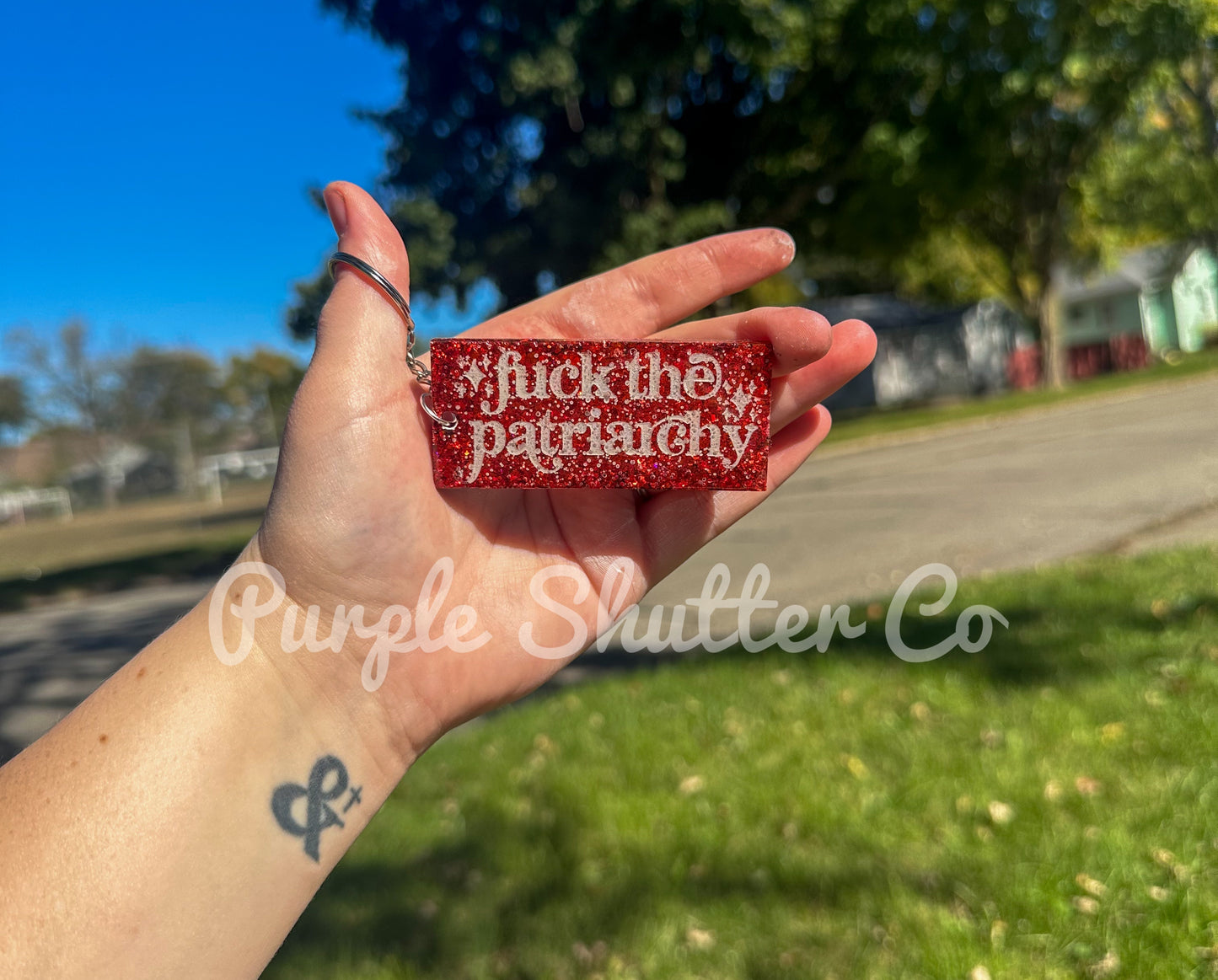 F**k The Patriarchy Keychain