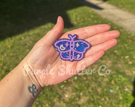 Celestial Moth Clip