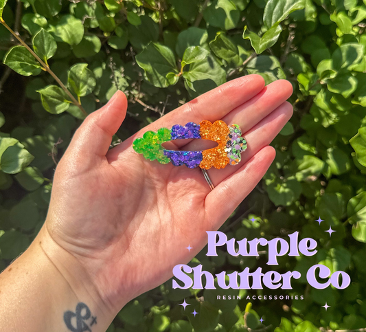 Halloween Ombre Snap Clip