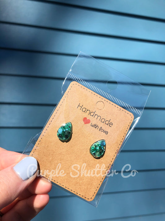 Teardrop Studs